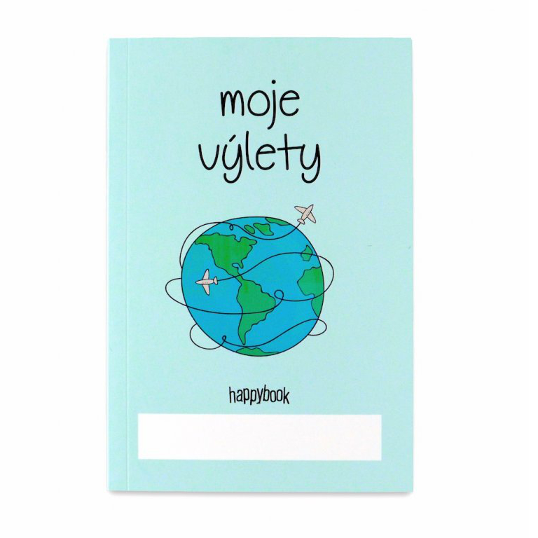 Moje výlety - zápisník pro děti happybook - nezapomenutelné zážitky z cestování